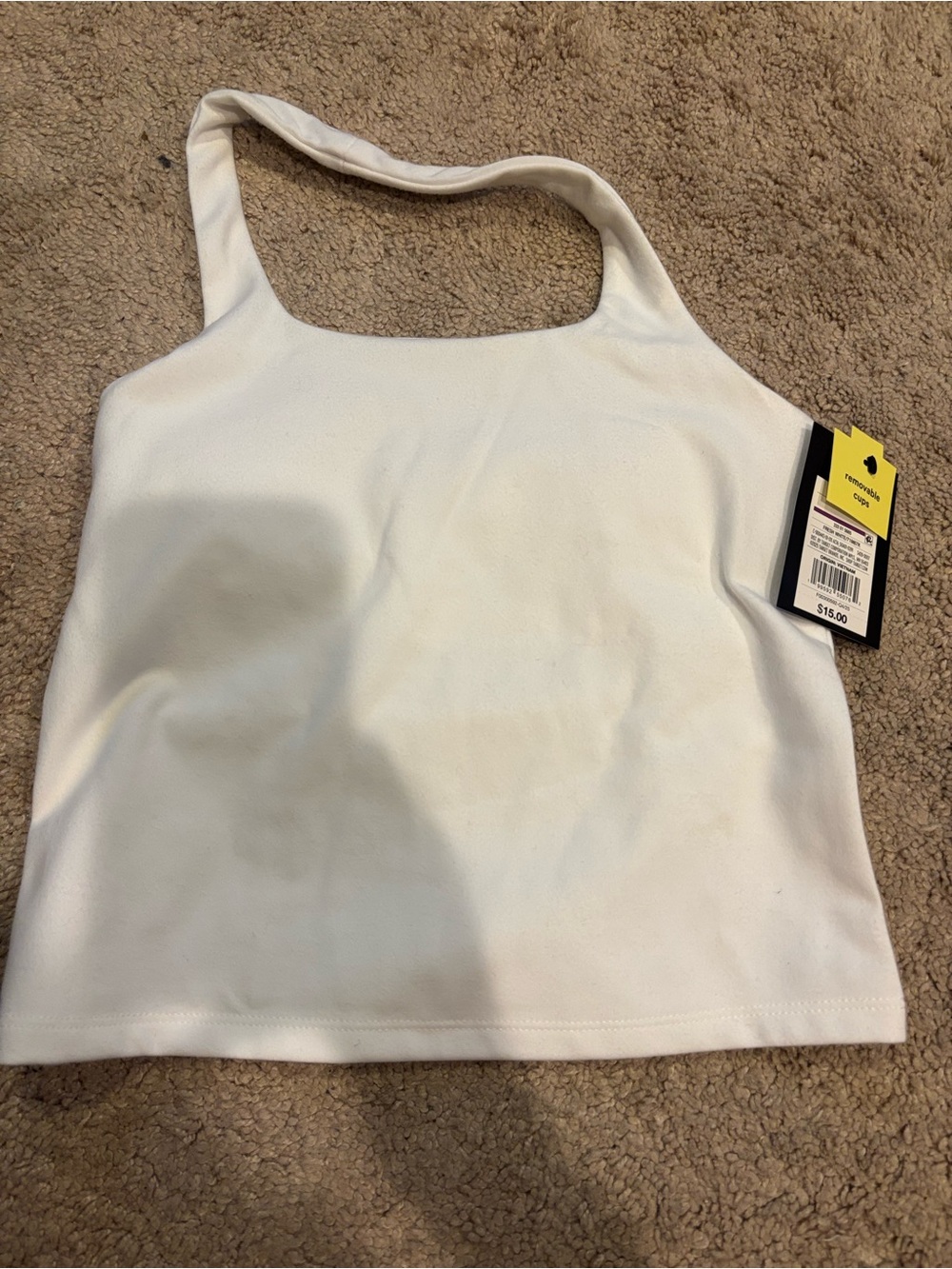 White Halter top